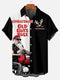 Men's Christmas Funny Graphic Short Sleeve Hawaiian Shirt
